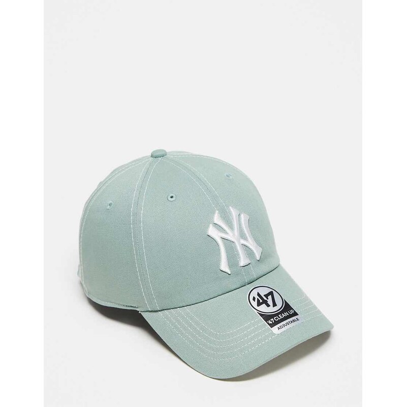 47 Brand NY Yankees clean up baseball cap in blue with contrast