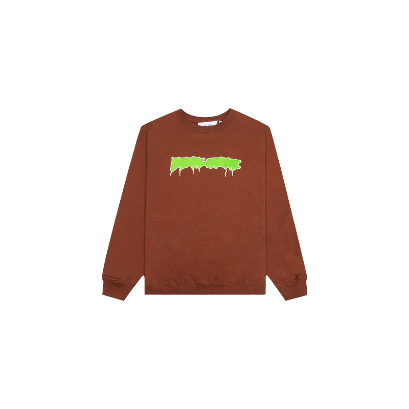 Fucking Awesome Outline Logo Crewneck Argan Oil