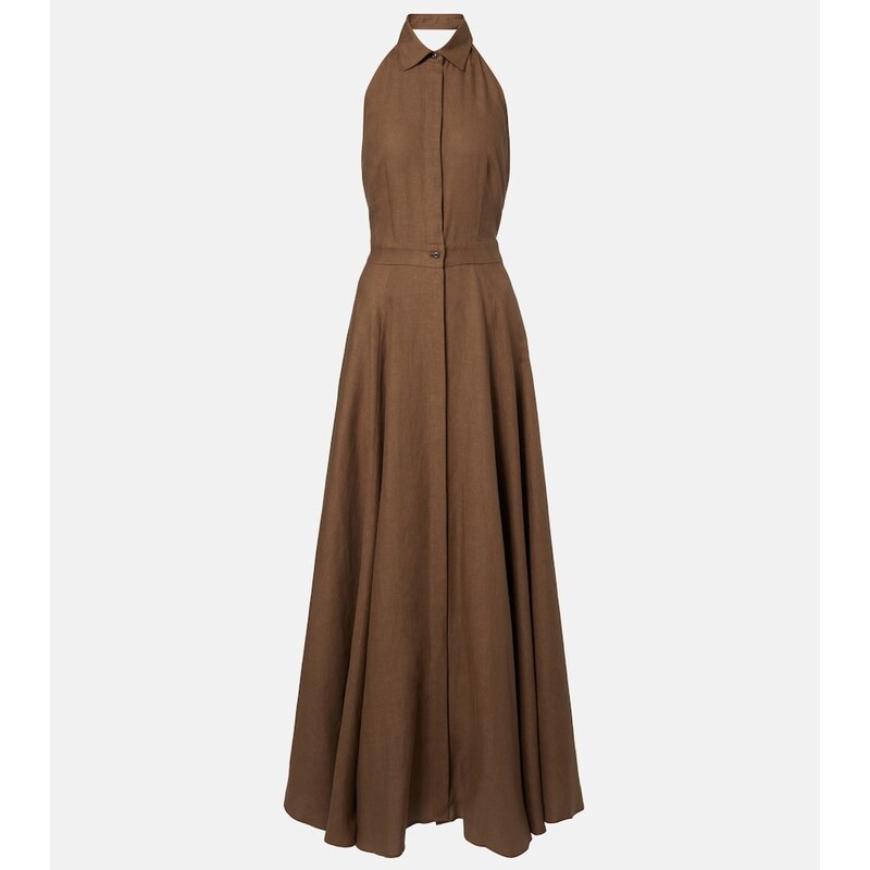 Ralph Lauren Collection Eldred linen maxi dress