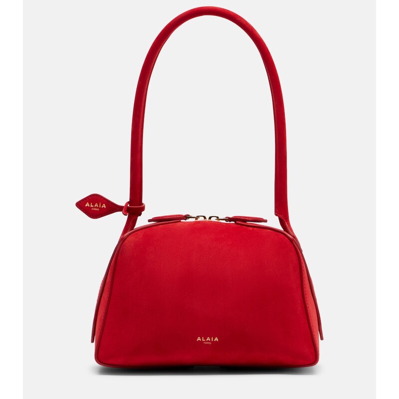 Alaia AlaÃ¯a Le Bouledogue Small suede shoulder bag