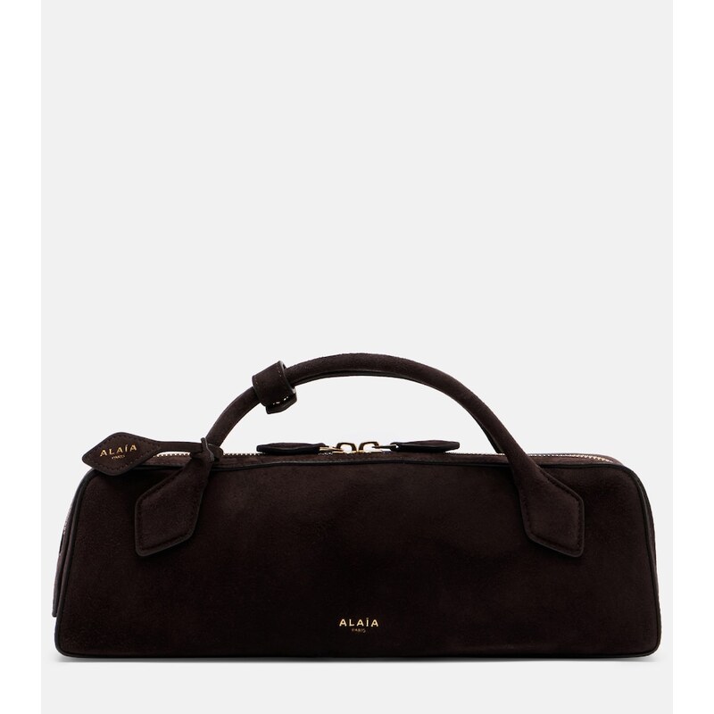 Alaia AlaÃ¯a Le Teckel Small suede clutch