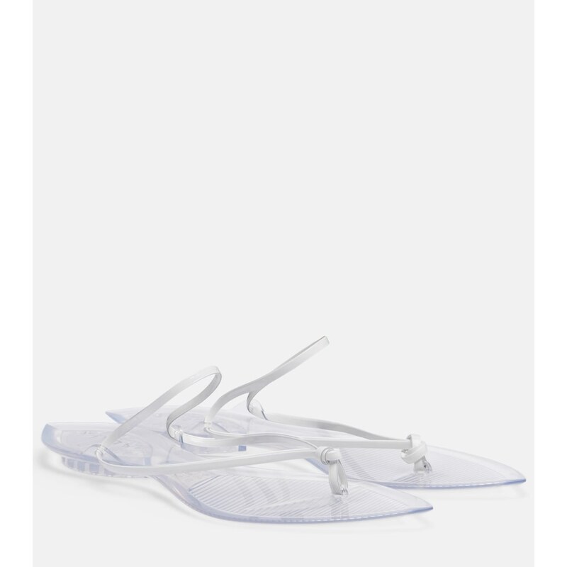 Alaia AlaÃ¯a Invisible leather thong sandals