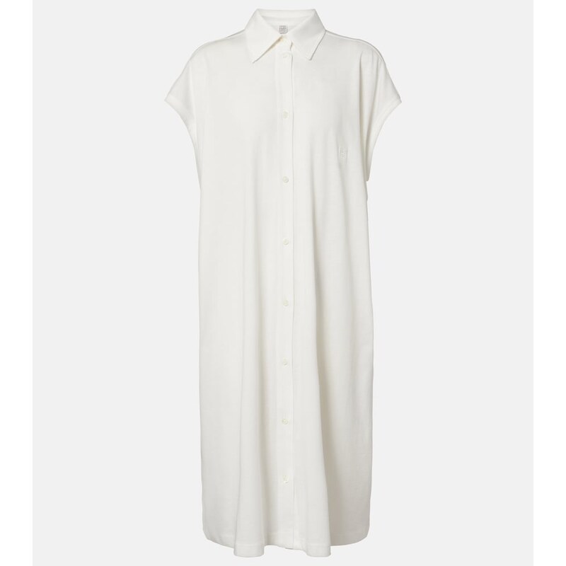 Toteme Cotton jersey shirt dress