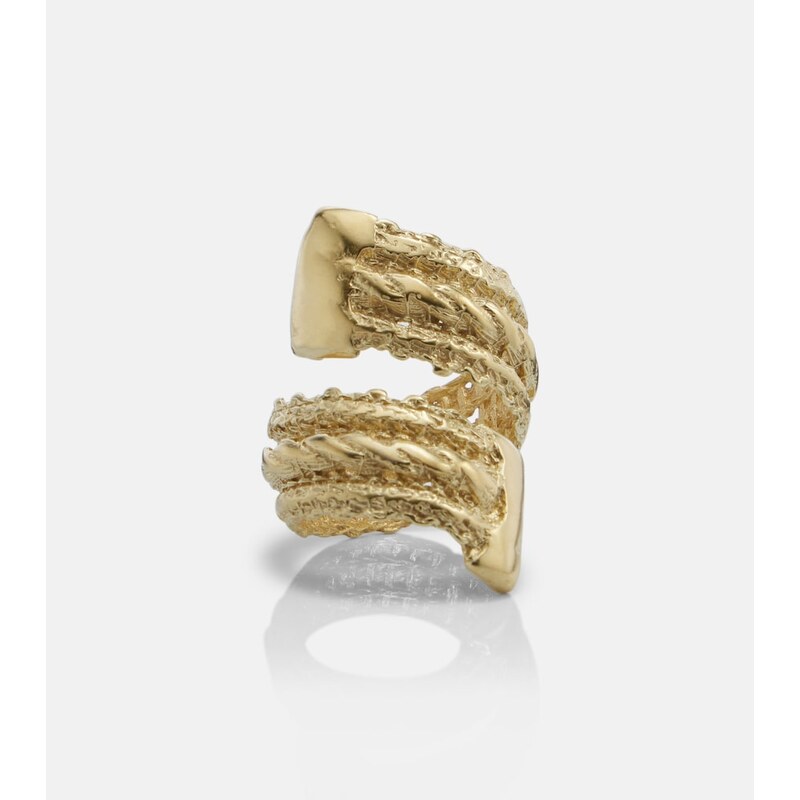 Ysso Aella 24kt gold-plated ring
