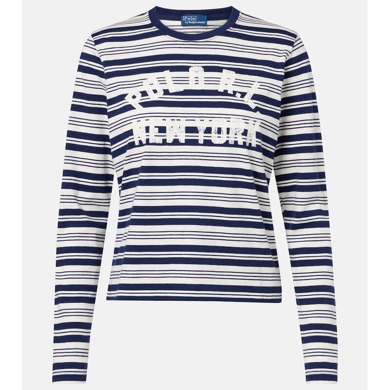 Polo Ralph Lauren Printed striped cotton T-shirt