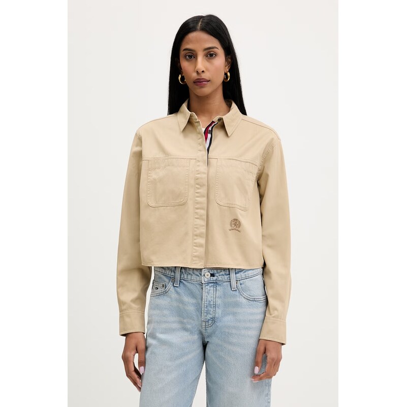 Tommy Jeans košile dámská bavlněná 115709503