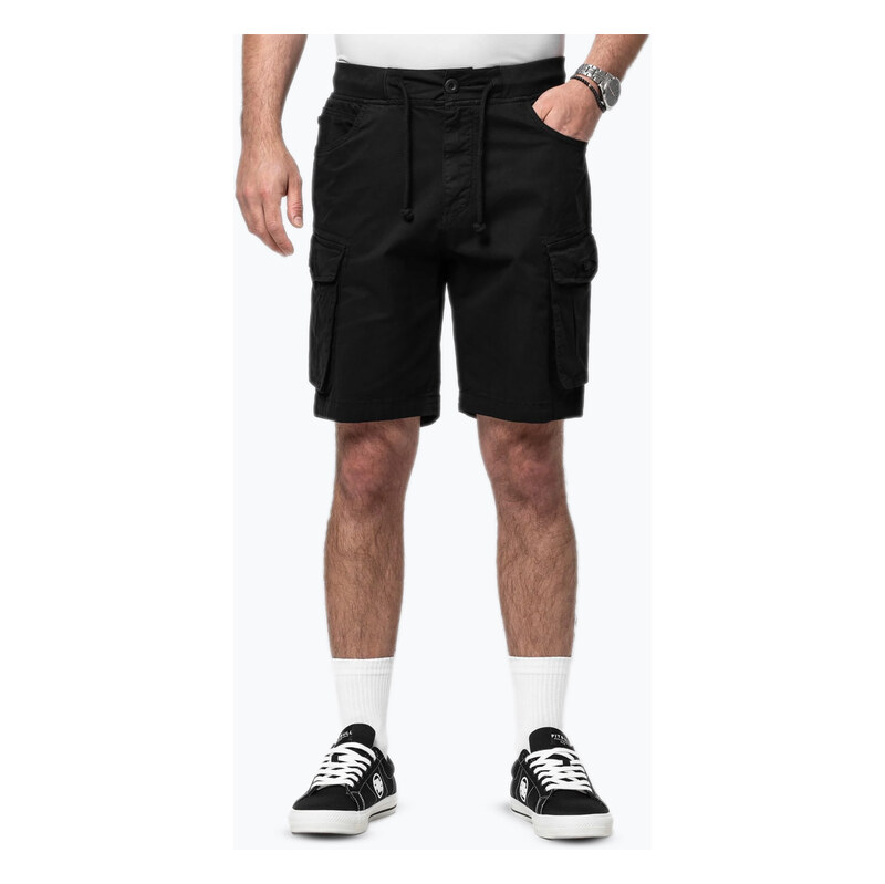 Pánské kraťasy Pitbull Proctor Drawstring Cargo černé