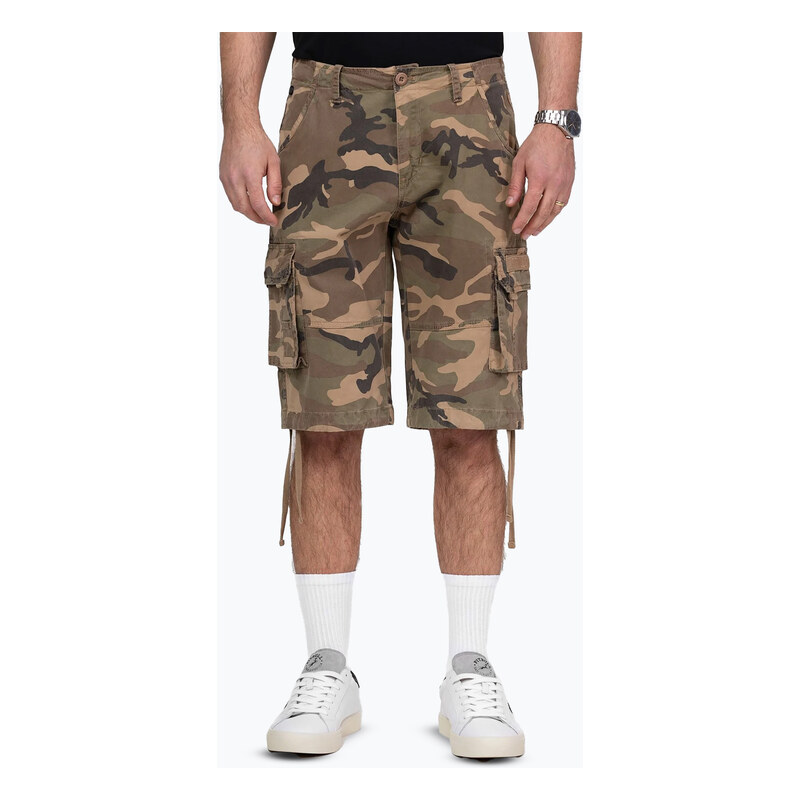 Pánské kraťasy Pitbull Volmer Long Cargo camo