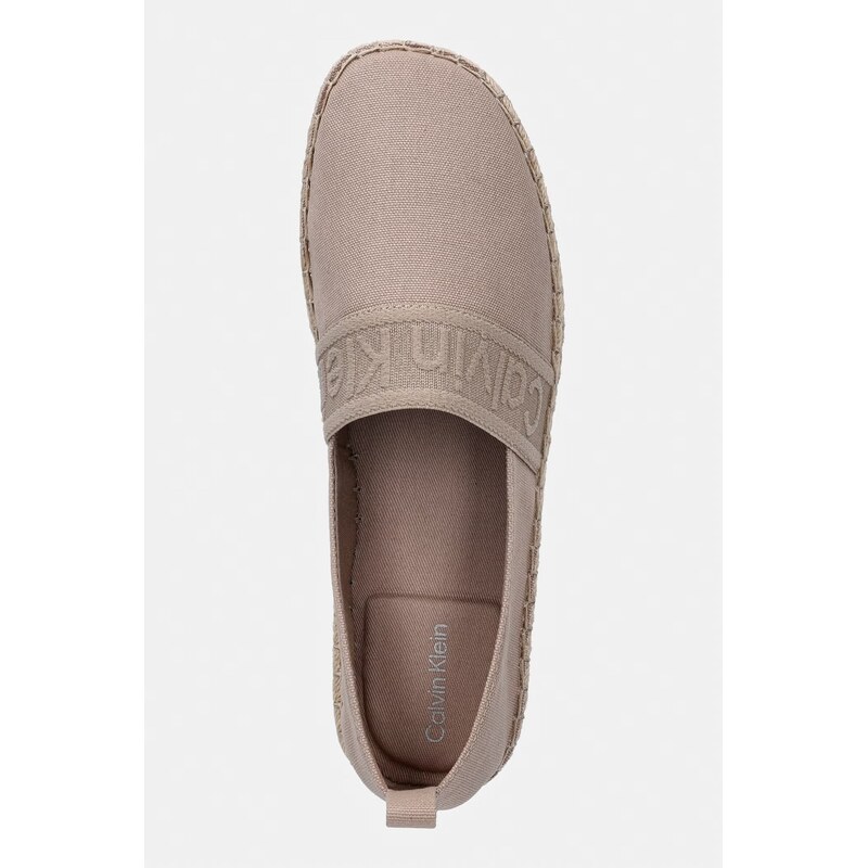 Calvin Klein espadrily dámské OBLIQUE ESPADRILLE WEBBING