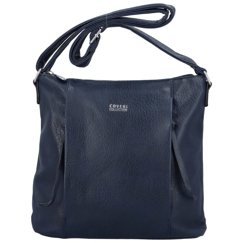 Coveri Trendová dámká koženková crossbody Larika, tmavě modrá 115710338