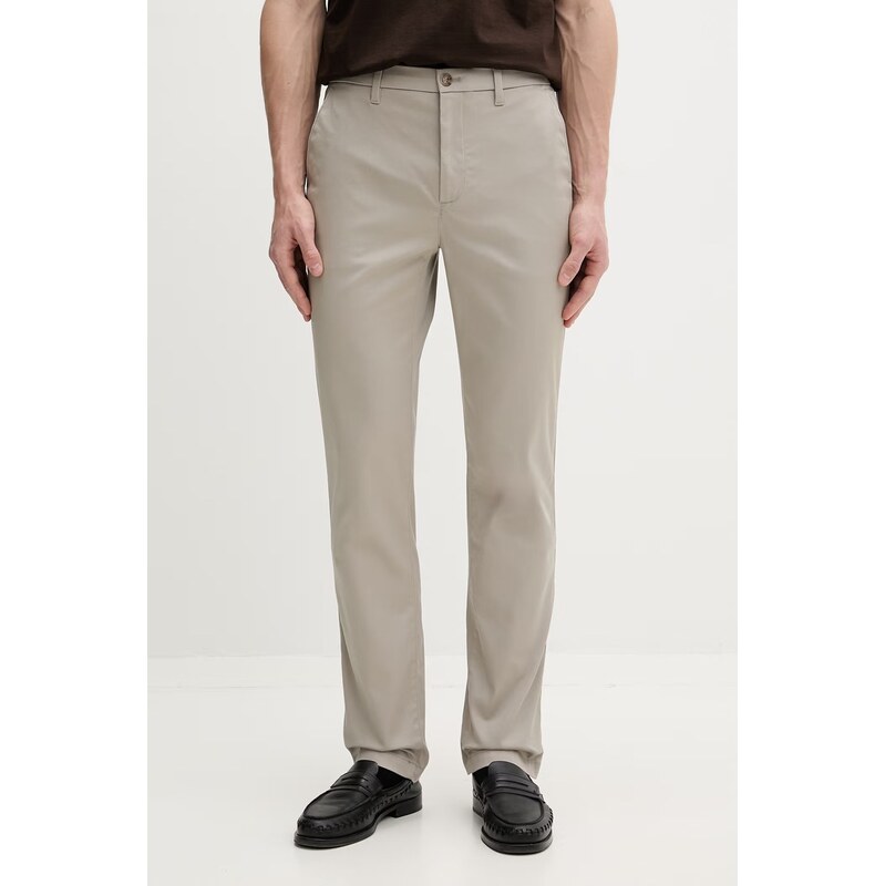 Calvin Klein slim fit kalhoty pánské bavlněné s elastanem