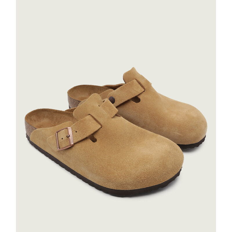 Birkenstock Pantofle typu mules Boston | semiš | regular fit