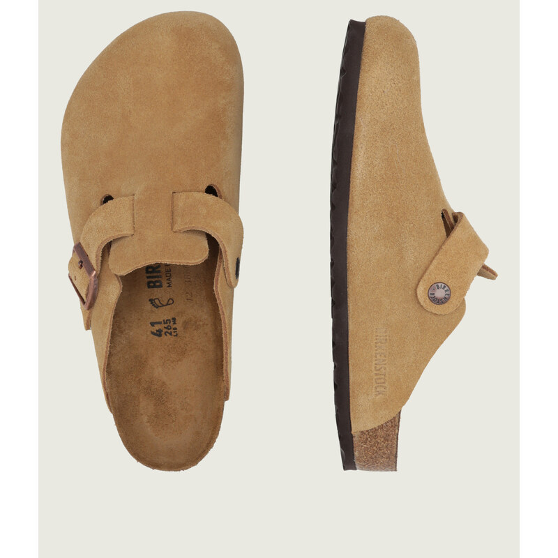 Birkenstock Pantofle typu mules Boston | semiš | regular fit