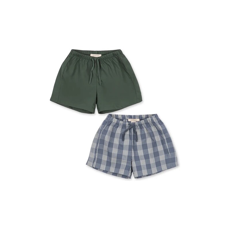 Konges Sløjd šortky dětské s bavlnou 2 PACK VERNE SHORTS GOTS
