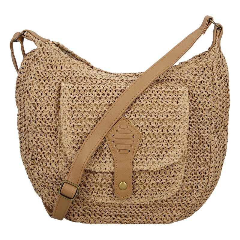Dámská crossbody kabelka béžová - Firenze Lexia béžová