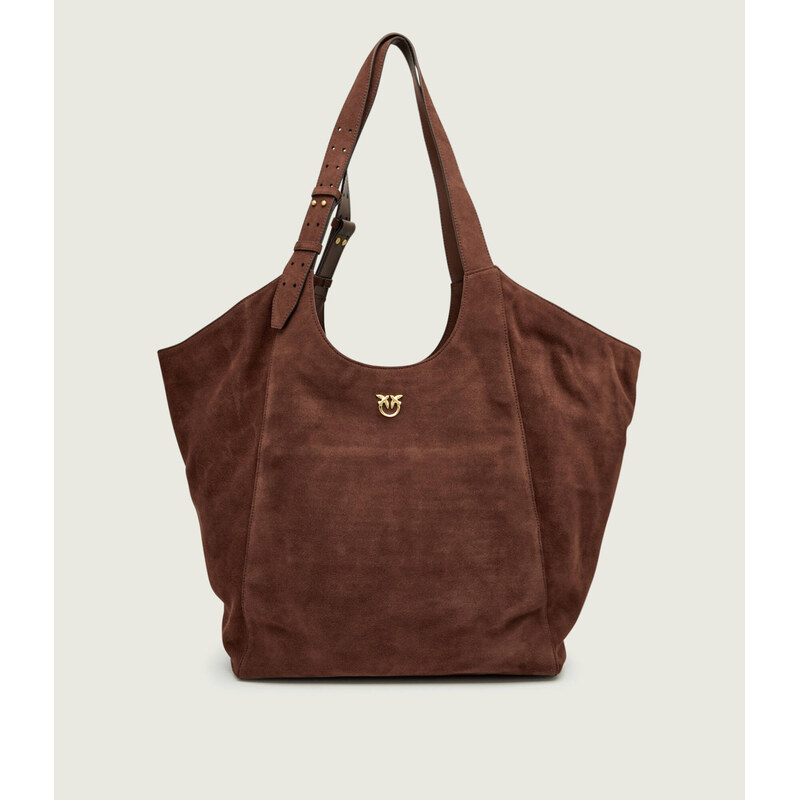 Pinko Kabelka shopper EXTRA BAG | semiš 115712089