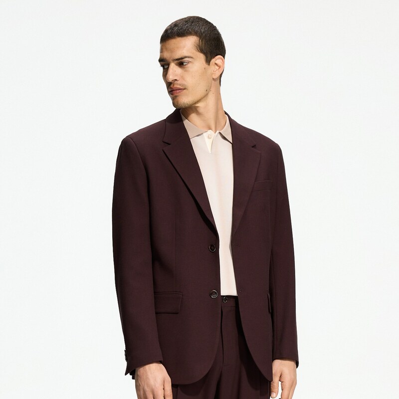 Reserved - Blejzr slim fit - mahagonová
