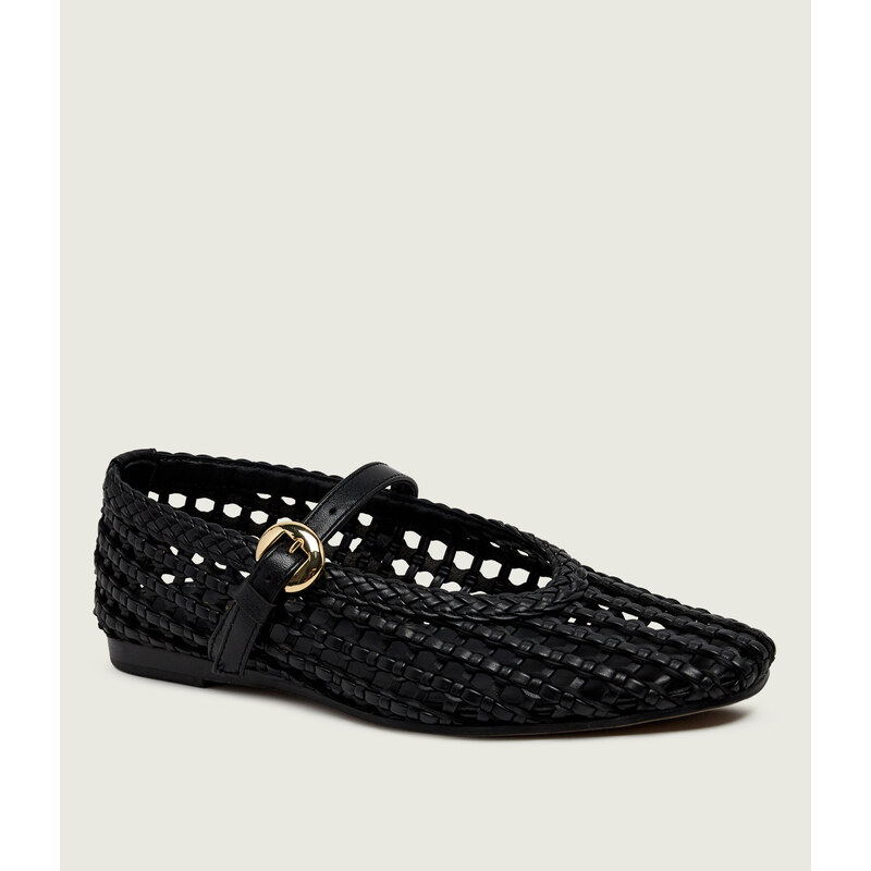 Tommy Hilfiger Baleríny Mary Jane s přídavkem kůže