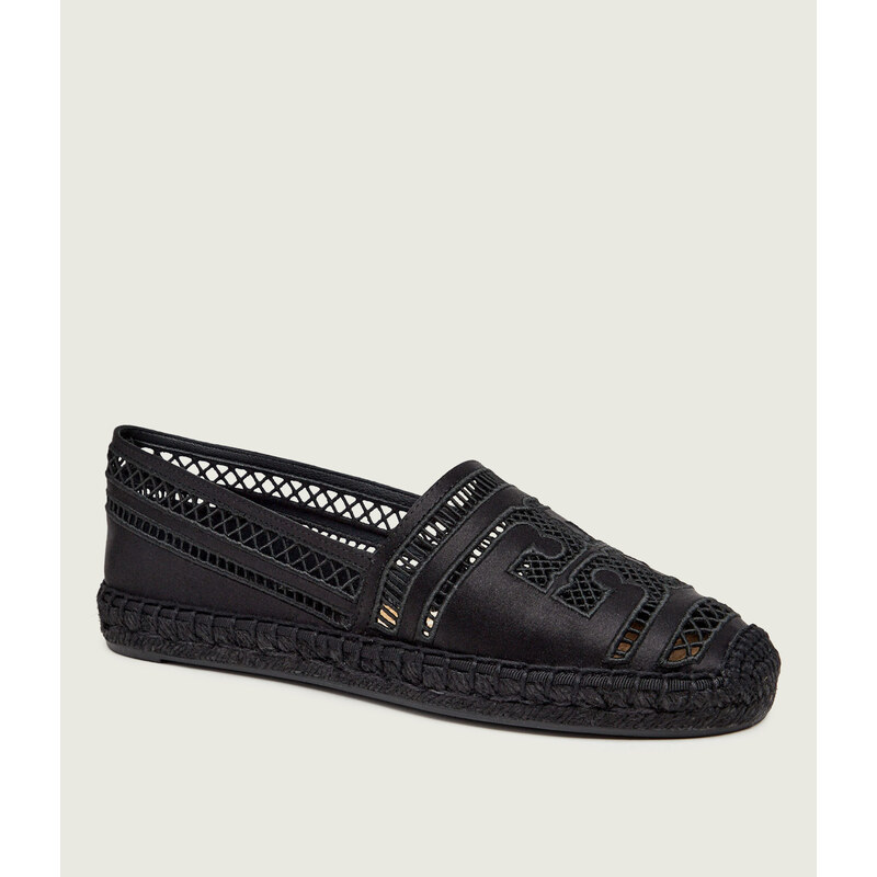 TORY BURCH Espadrilky OPEN WEAVE s přídavkem kůže 115711741