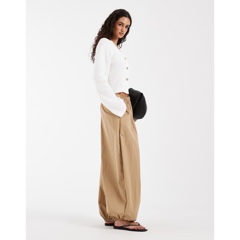 & Other Stories open knit textured cardigan in white 115712070