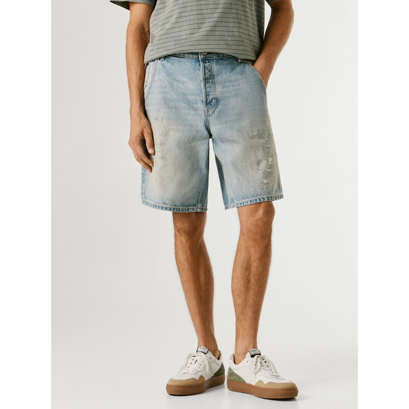 Pepe Jeans pánské modré šortky