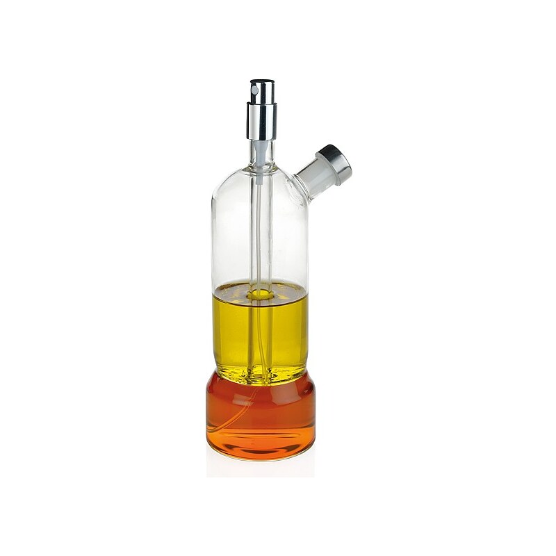 Andrea house - Dóza na ocet a olej 2 v 1 s rozprašovačem, sklo - (MS64321)
