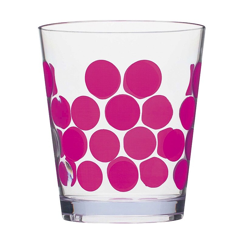 ZAK! designs - Dot dot sklenice, 42 cl, fuchsiová (1213-0040)