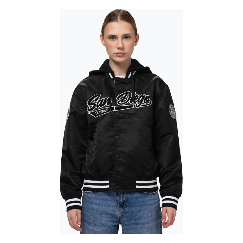 Dámská bunda Pitbull Angela San Diego Hooded Varsity black