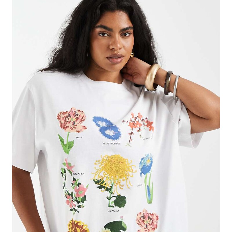 ASOS Curve ASOS DESIGN Curve oversized T-shirt with vintage