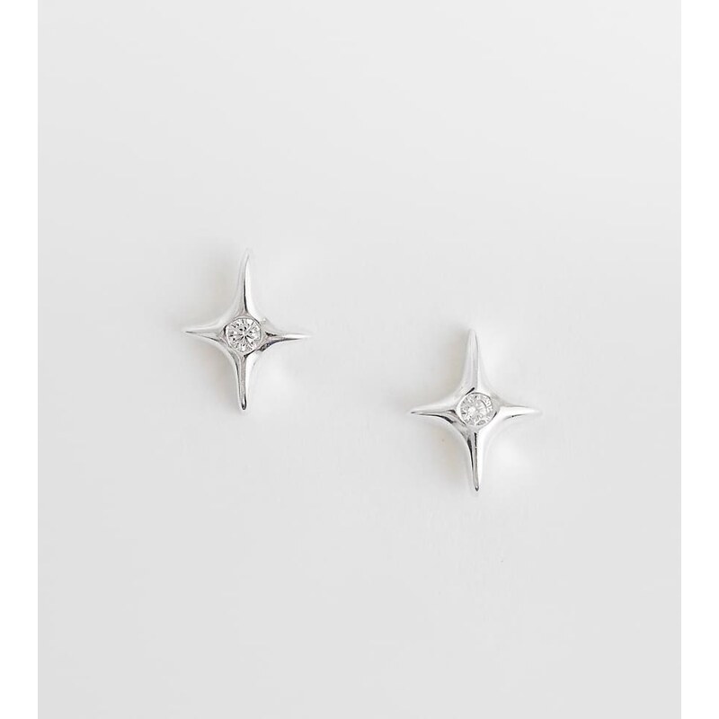 Kingsley Ryan gemset starburst stud in sterling silver 115740805