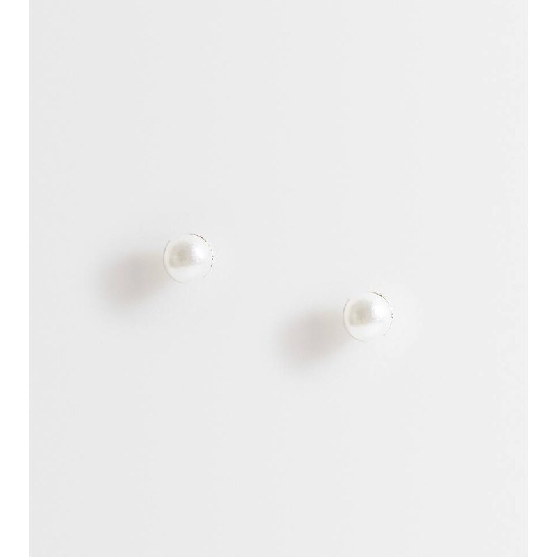 Kingsley Ryan Kinglsey Ryan 2mm faux pearl stud-White