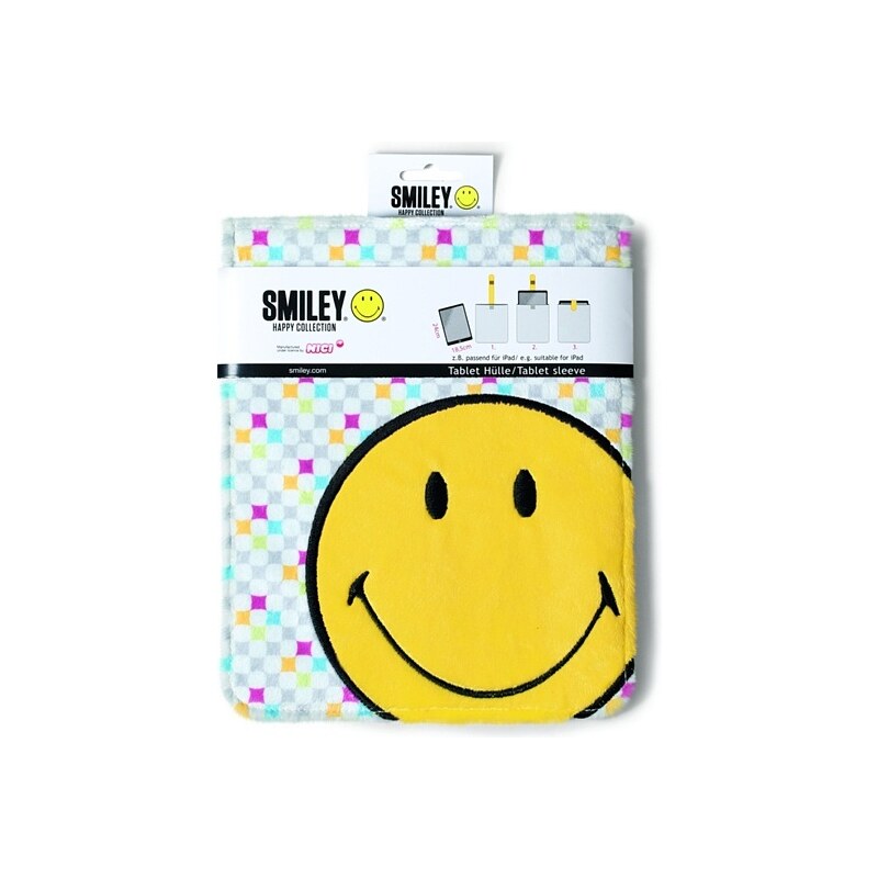 NICI - Pouzdro na iPad Smiley žlutý (38180)