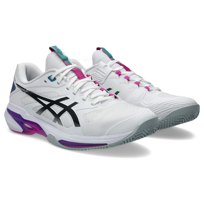 Pánské tenisové boty na antuku Asics SOLUTION SPEED FF 4 CLAY bílé 1041A533-101