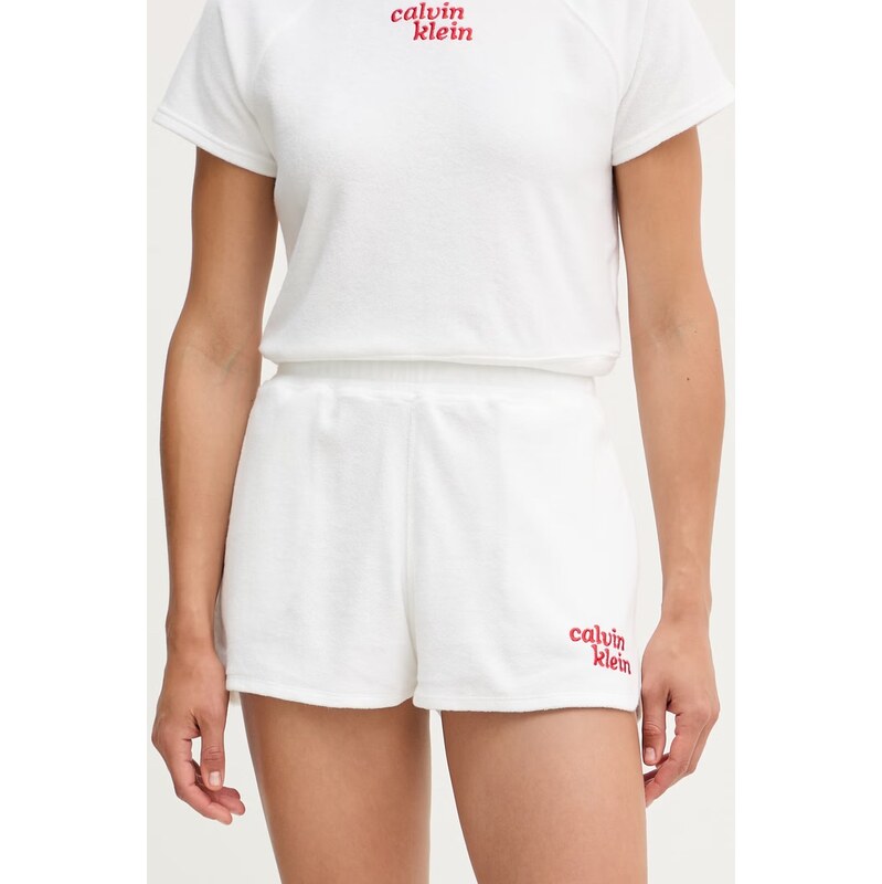 Calvin Klein Jeans teplákové šortky dámské s bavlnou 115728525