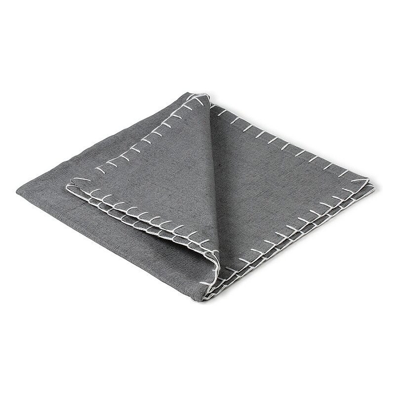 MARIEKE - Ubrousek textil, šedý, 50x50 cm (50067011)