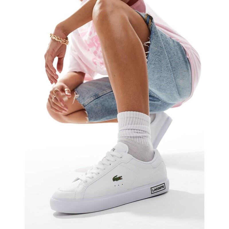 Lacoste powercourt 222 6 sfa trainers in white 115715458