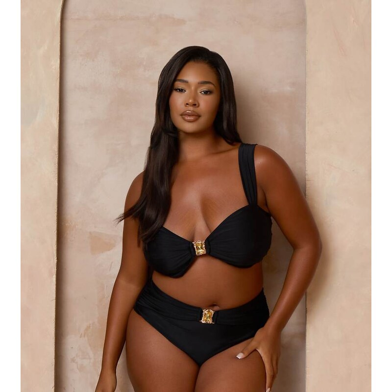 Moda Minx Curve X Alessa Tyrrell-Charles bralet bikini top with 115715940