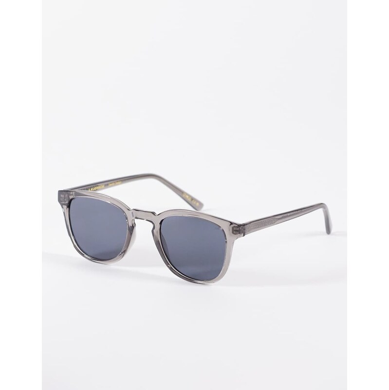 A.Kjaerbede Bate classic round sunglasses in grey transparent 115715534