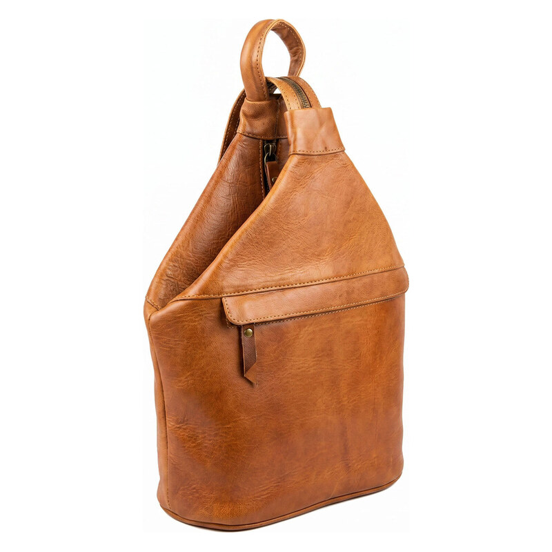 Glara leather Kožený batoh - taška přes rameno a crossbody 3v1 -