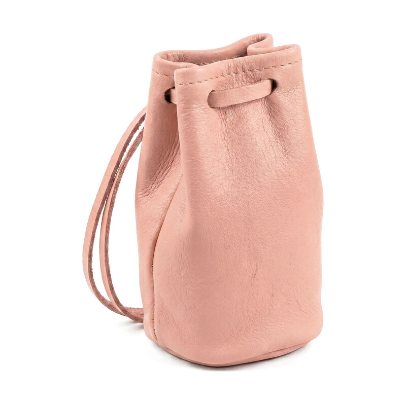 Glara leather Malý kožený měšec na mince - Pocket Pouch 115716281
