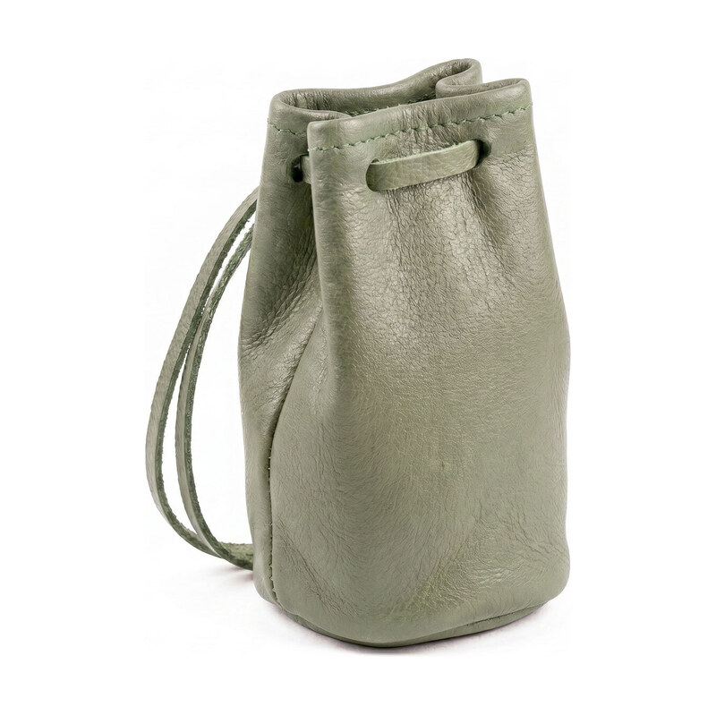 Glara leather Malý kožený měšec na mince - Pocket Pouch 115716282