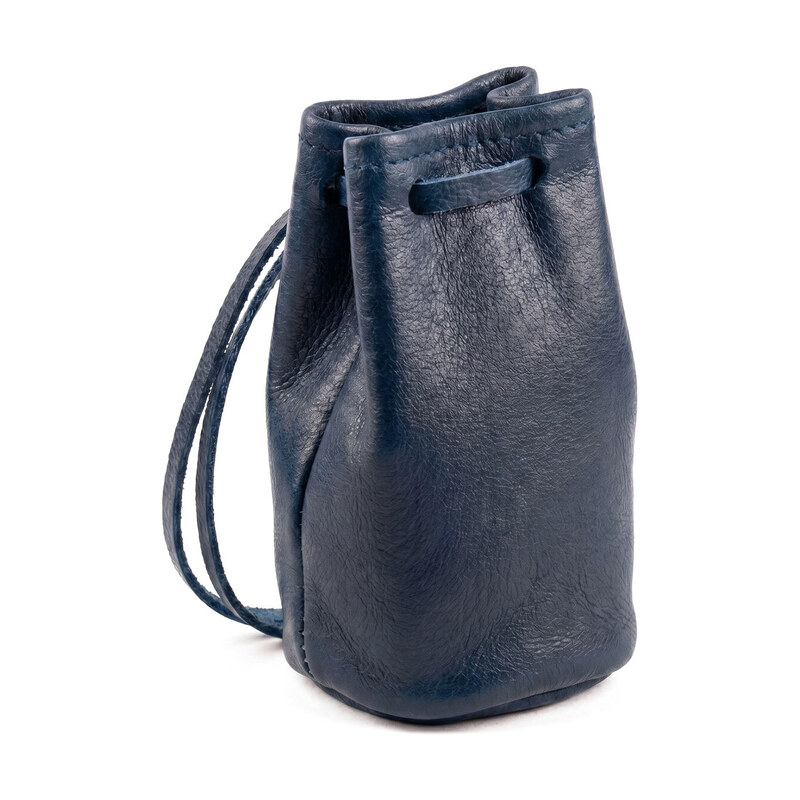 Glara leather Malý kožený měšec na mince - Pocket Pouch 115716283