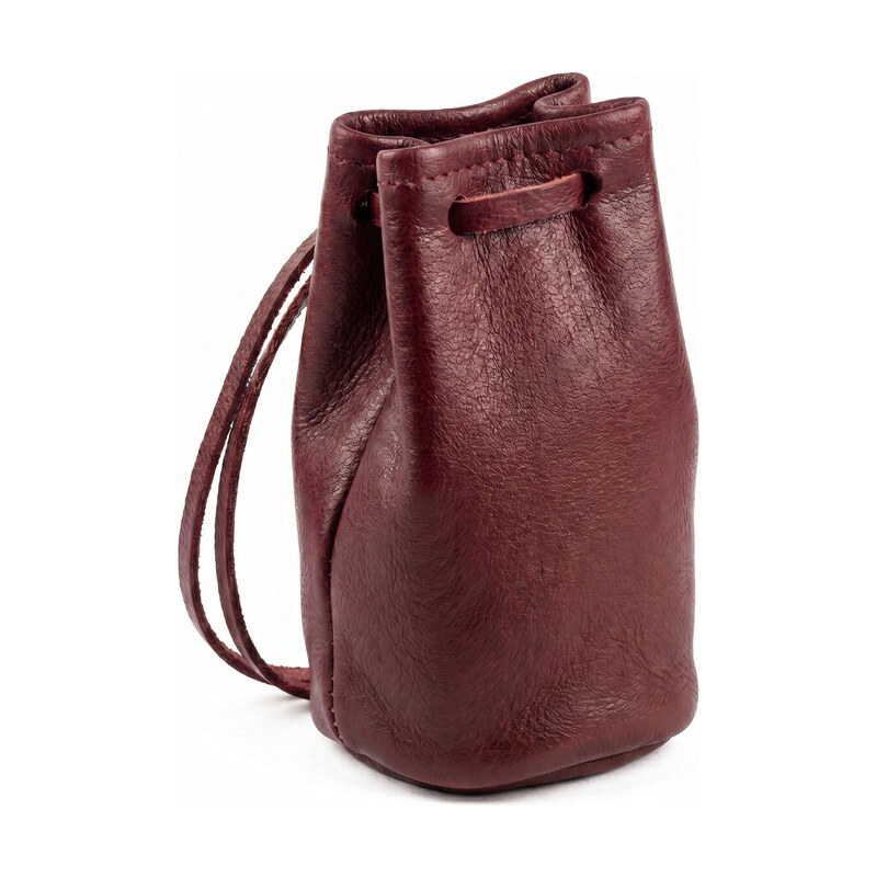 Glara leather Malý kožený měšec na mince - Pocket Pouch 115716284