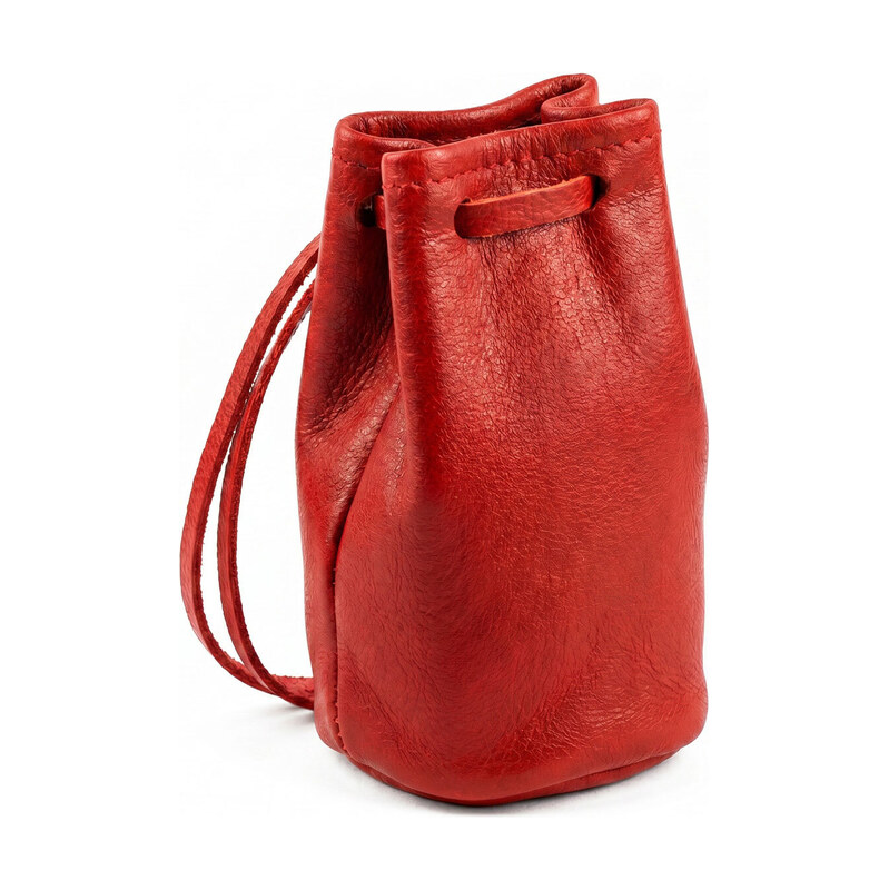 Glara leather Malý kožený měšec na mince - Pocket Pouch 115716275