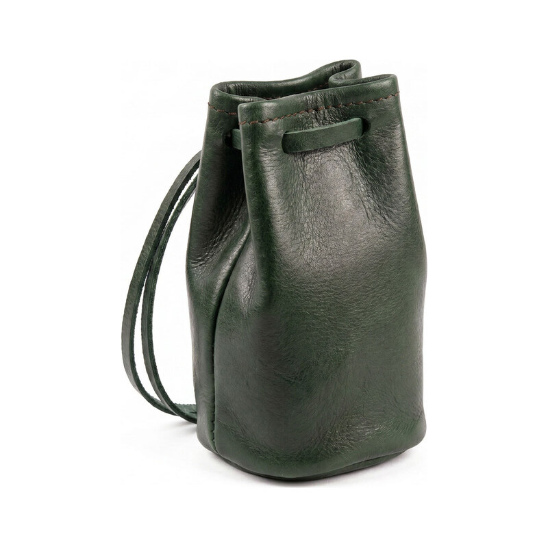 Glara leather Malý kožený měšec na mince - Pocket Pouch 115716276