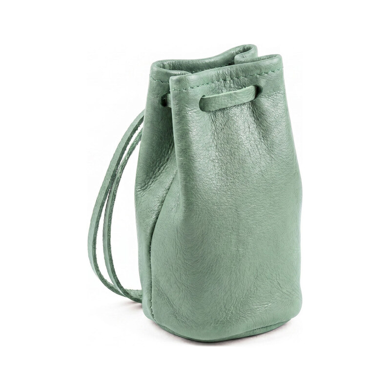 Glara leather Malý kožený měšec na mince - Pocket Pouch 115716278