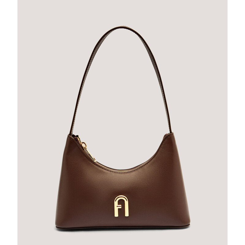 Furla Kožené hobo kabelka FURLA DIAMANTE MINI 115717134