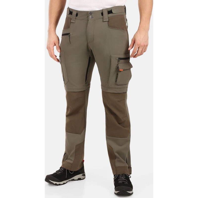 Pánské outdoorové kalhoty 2v1 KILPI Survivor zelené