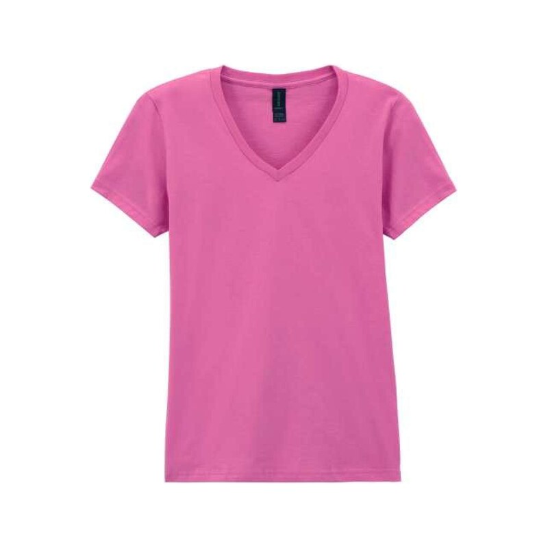 Gildan SOFTSTYLE LADIES V-NECK T-SHIRT Azalea –