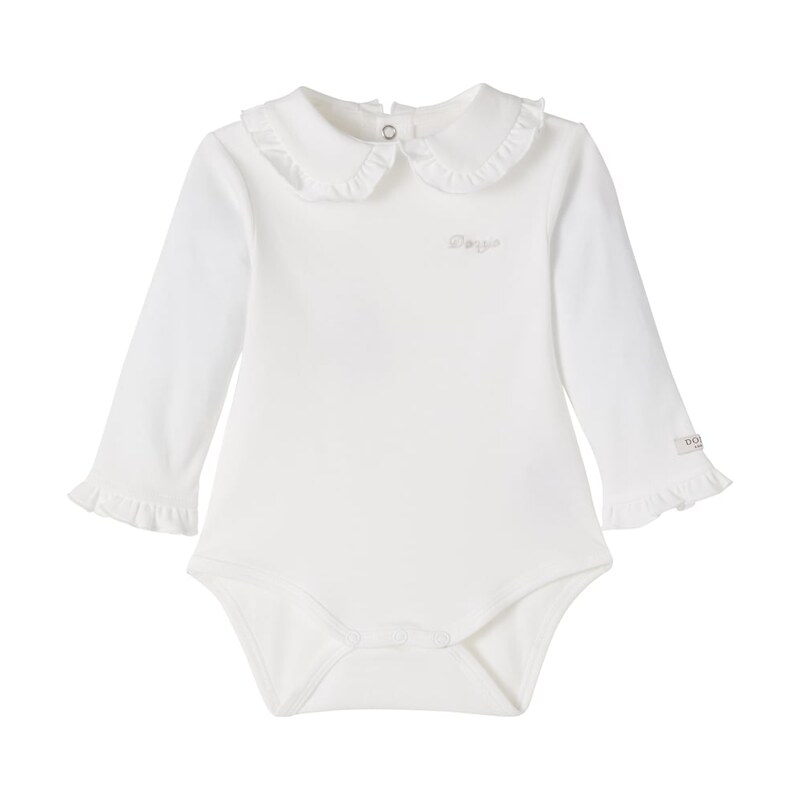 Donsje Baby Dovie ruffled cotton bodysuit